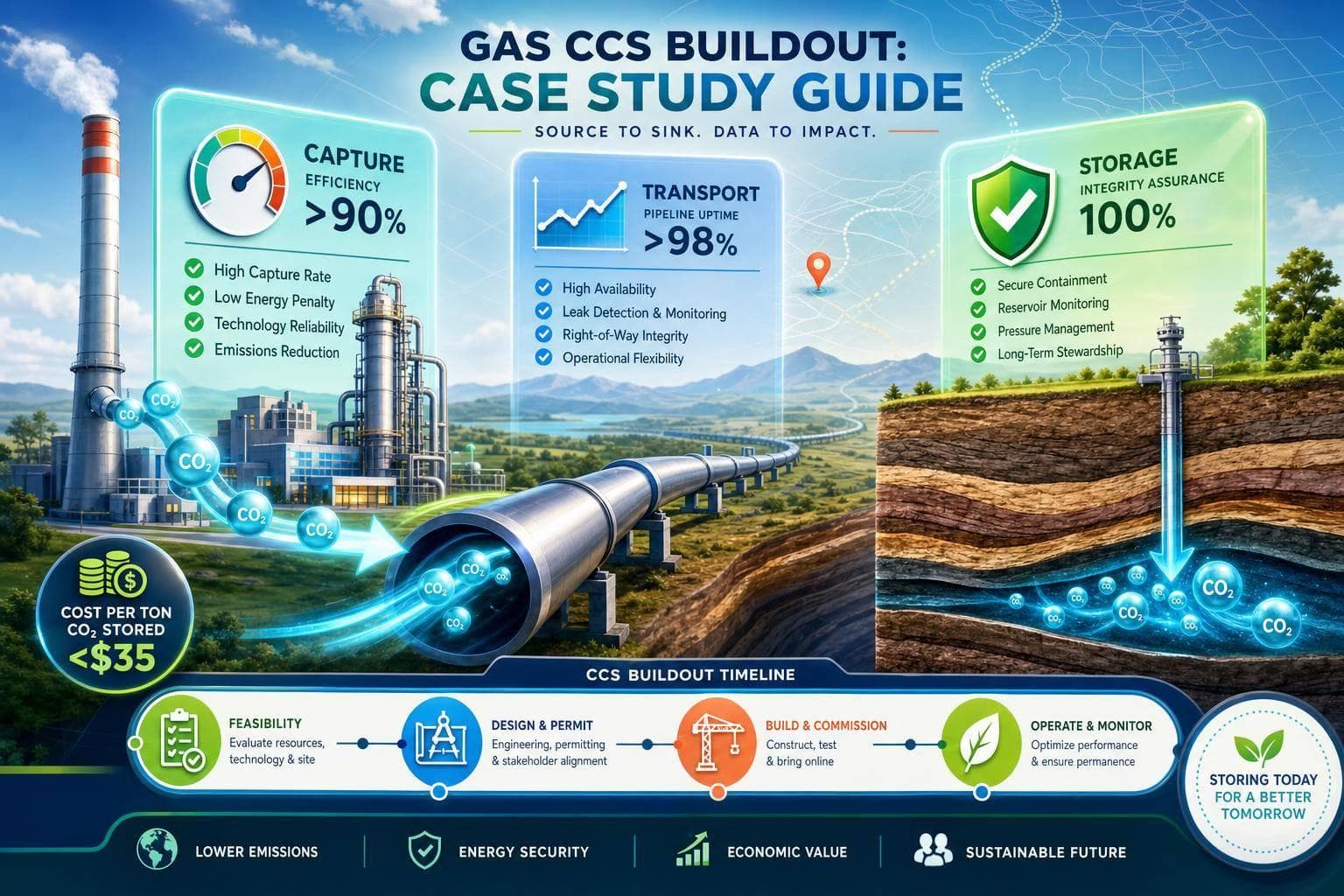 Gas CCS Buildout: Case Study Guide