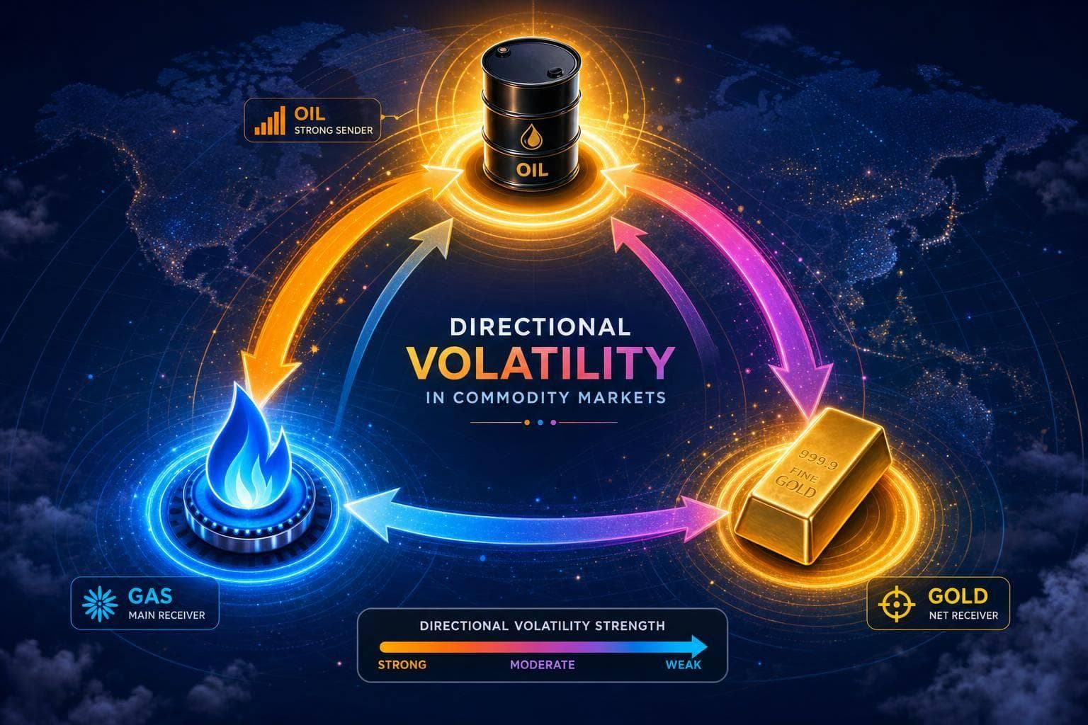 Directional Volatility in Commodity Markets