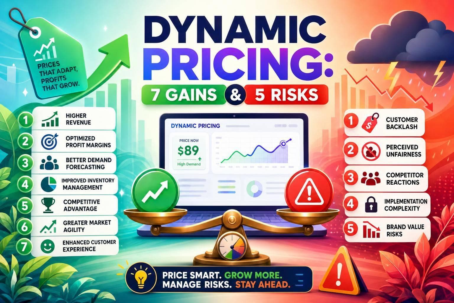Dynamic Pricing: 7 Gains and 5 Risks