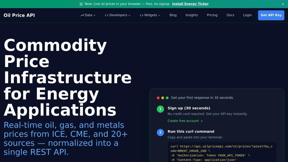 OilPriceAPI