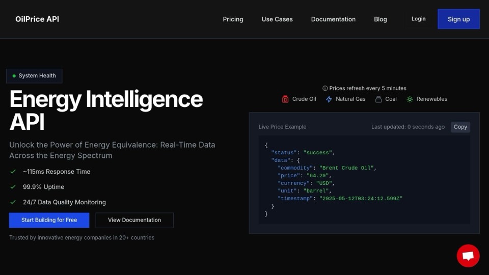 OilpriceAPI
