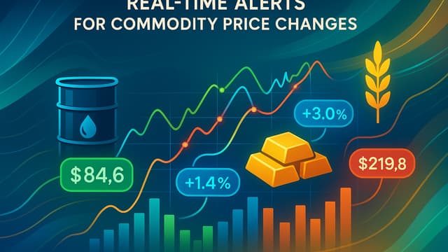 Real-Time Alerts for Commodity Price Changes