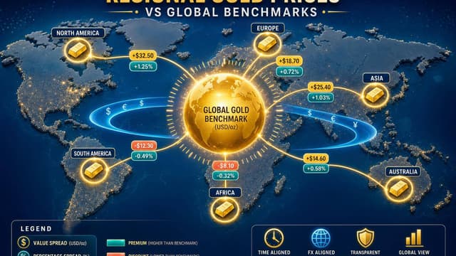Regional Gold Prices vs Global Benchmarks
