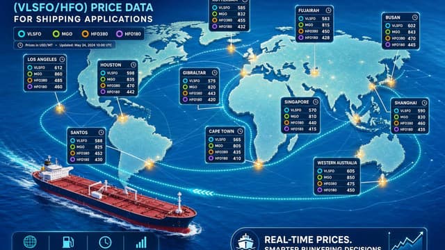 Marine Fuel (VLSFO/HFO) Price Data for Shipping Applications
