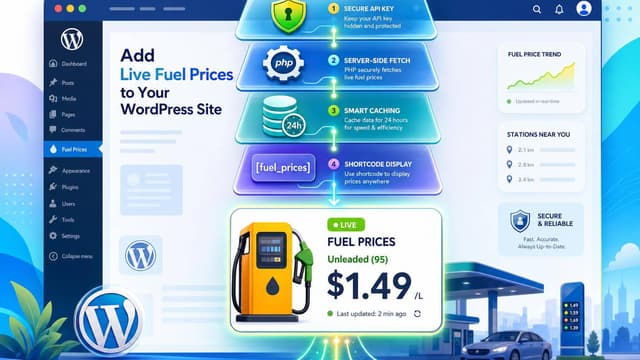 How to Add Live Fuel Prices to a WordPress Site