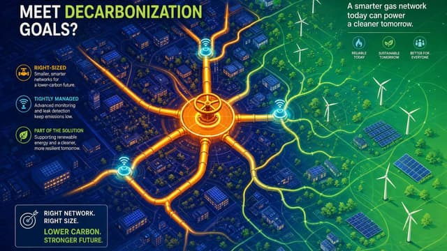 Can Gas Networks Meet Decarbonization Goals?