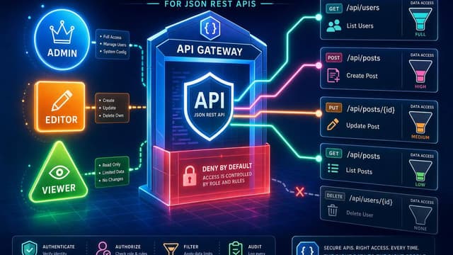 Role-Based Access Control for JSON REST APIs