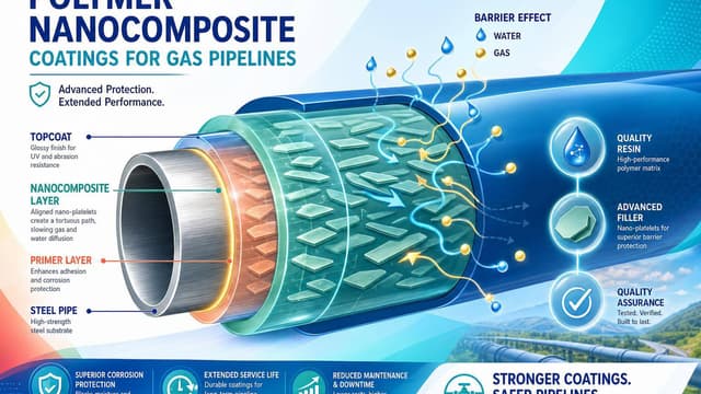 Polymer Nanocomposite Coatings for Gas Pipelines